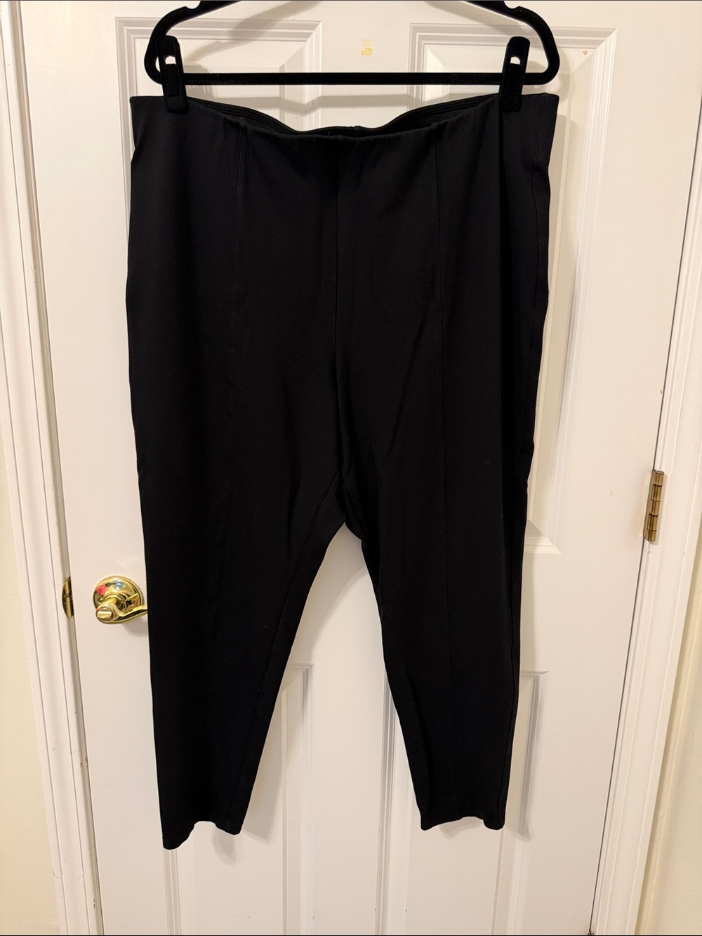Old Navy Black Extra High-Rise Skinny Ponte Pants XXL